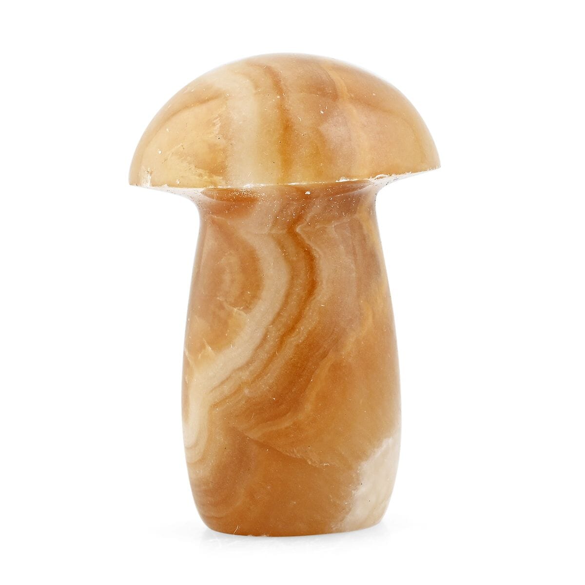 Calcite Brown Mushroom – Grounding Energy and Natural Beauty
