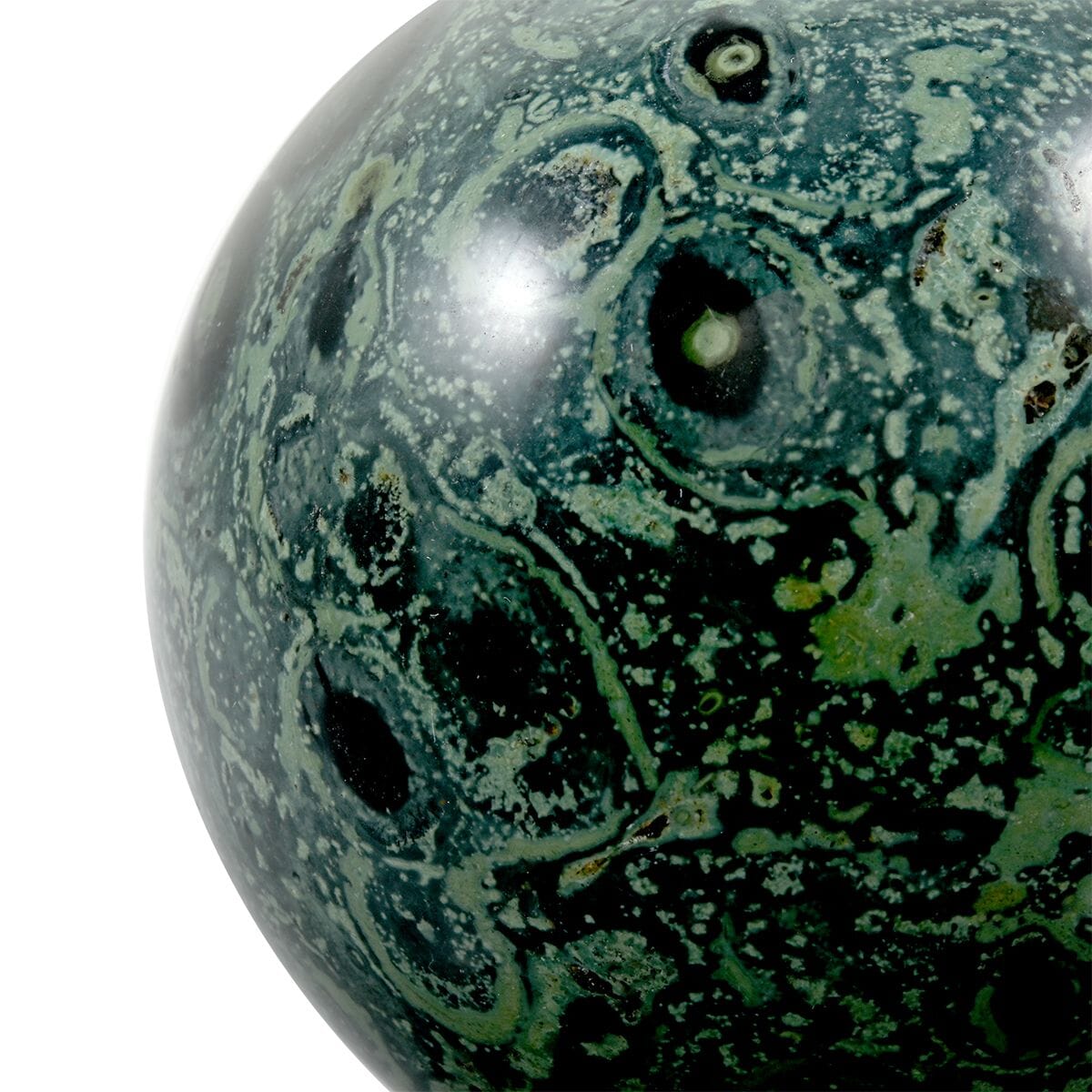 Kambaba Jasper Sphere – Grounding Energy and Natural Elegance