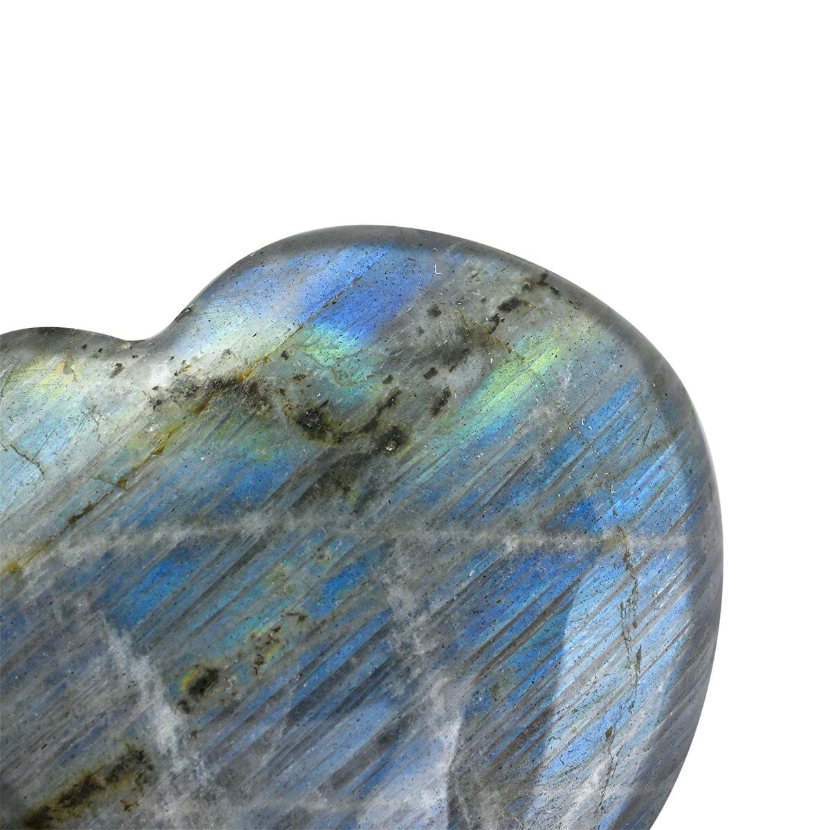Labradorite Heart โ A Touch of Transformation and Clarity