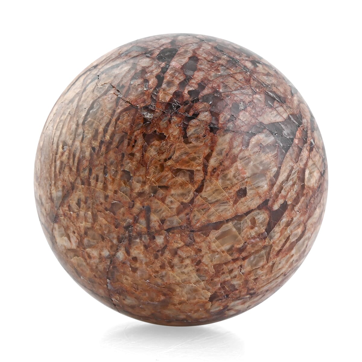 Orange Moonstone Gemstone Sphere – Enhance Your Energy Flow