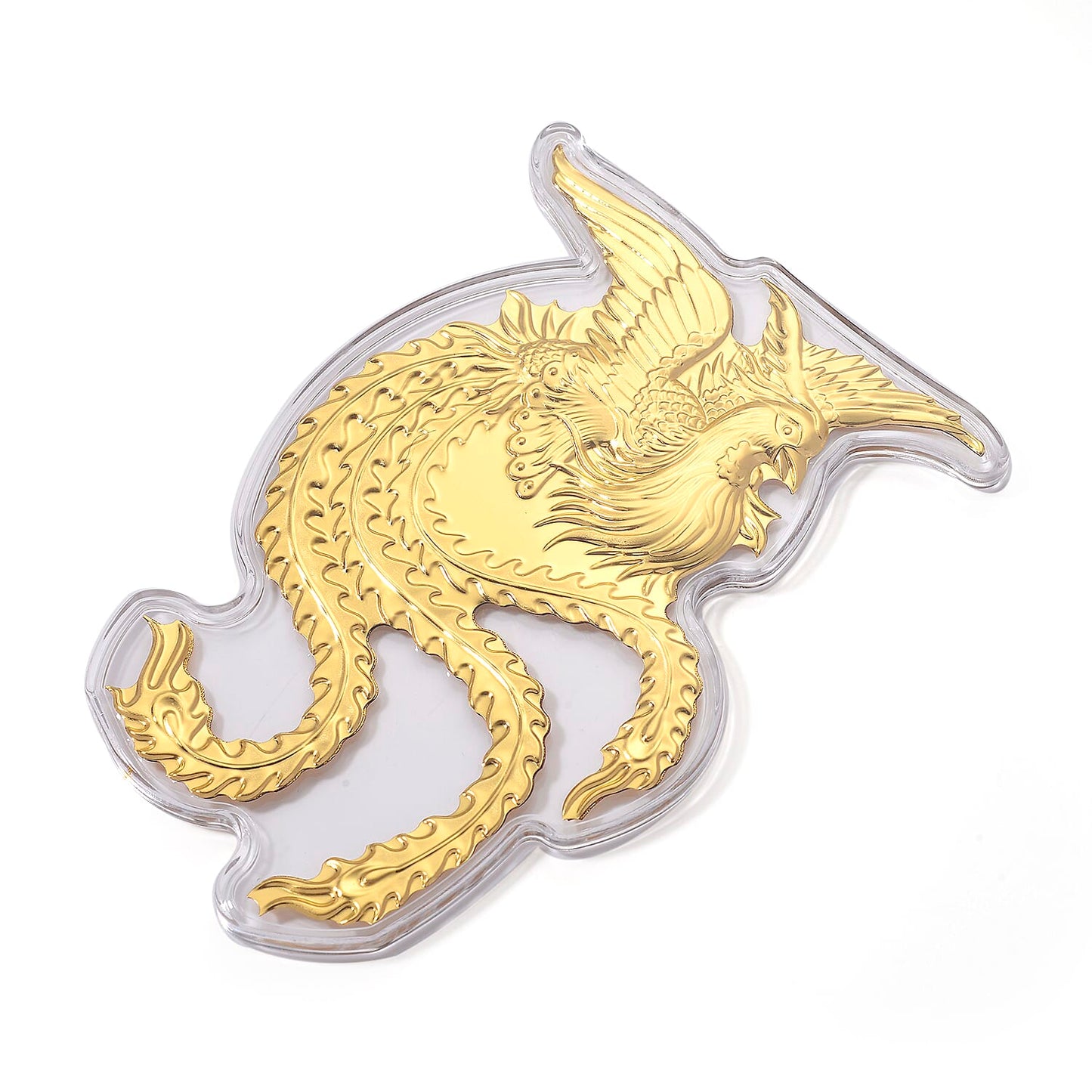 24K Gold Emboss Sheet Collection – Phoenix & Dragon