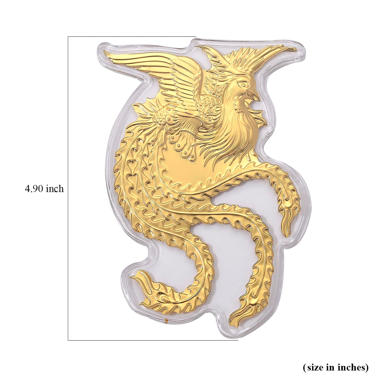 24K Gold Emboss Sheet Collection – Phoenix & Dragon
