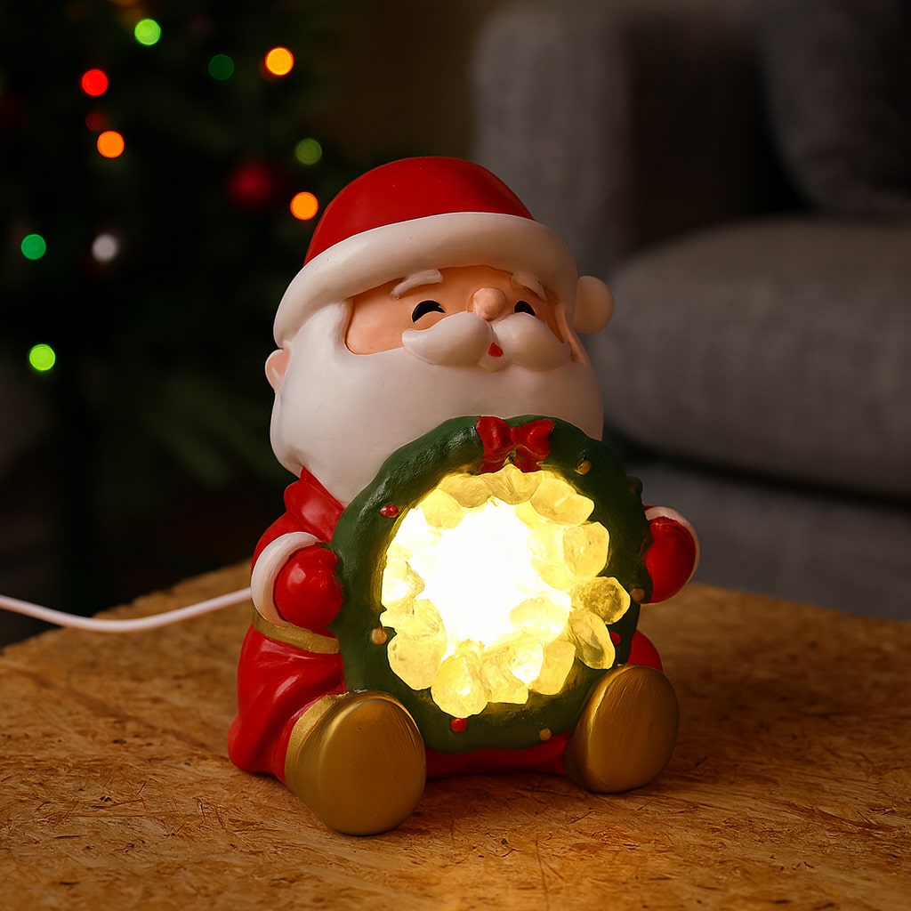 Mandala Light Lamp + FREE Christmas Tree & Crystal Santa Claus Night Light