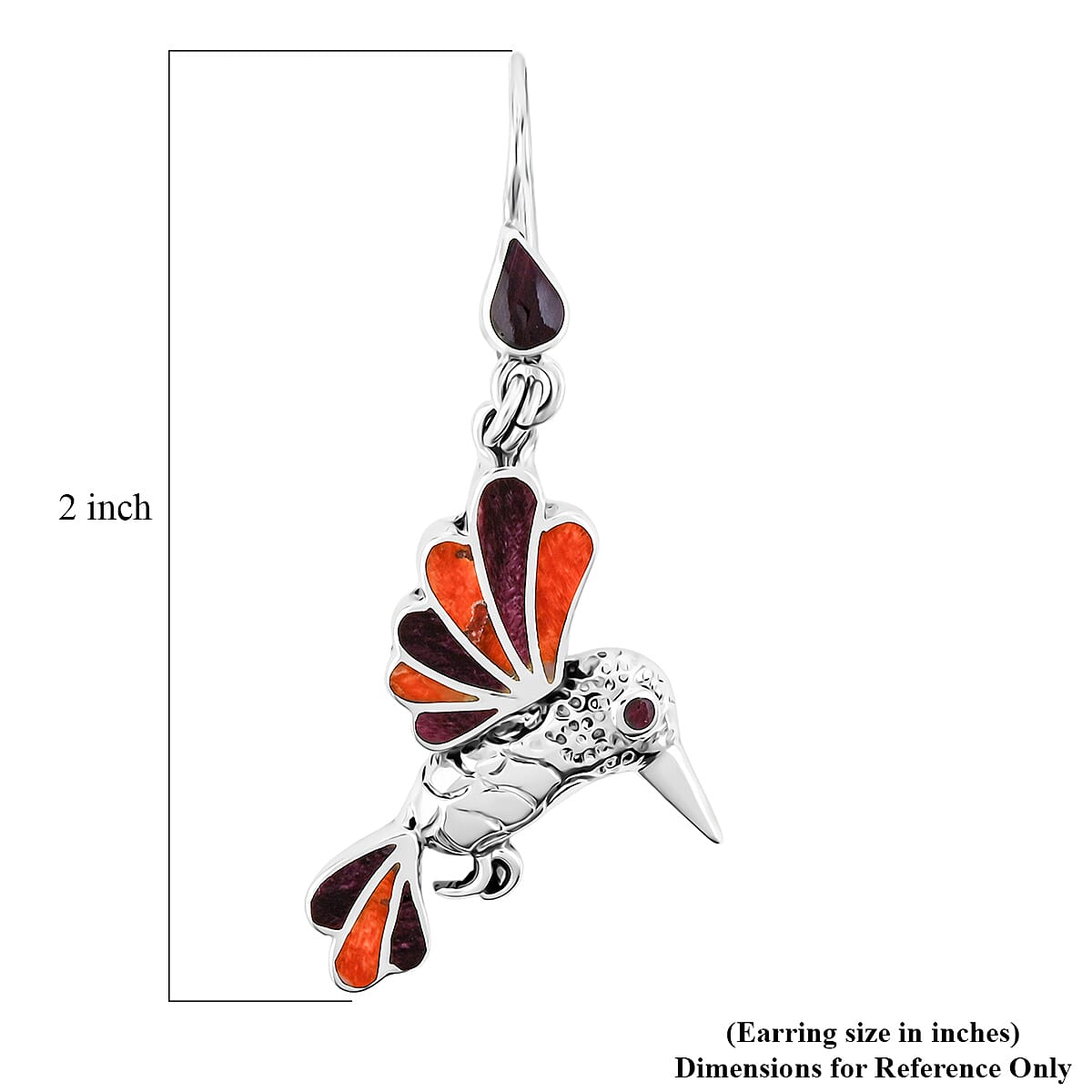 Hummingbird Multi-Gemstone Earrings — Joy, Lightness & Vibrant Expression