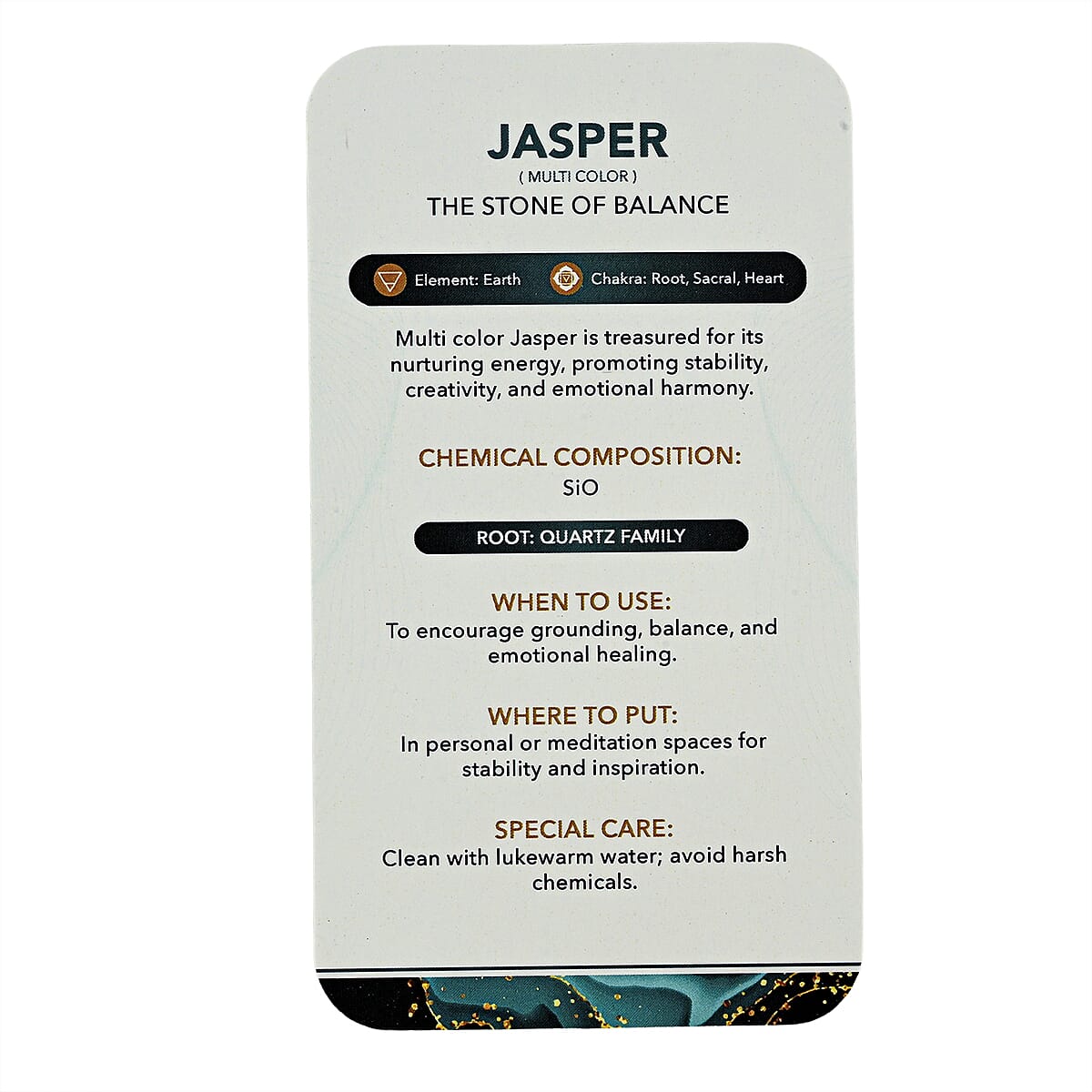 Jasper Multi-Color Freeform – Earthy Beauty and Grounding Energy
