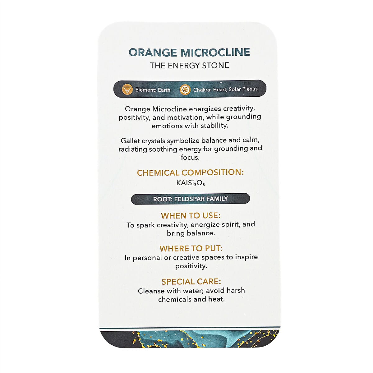 Microcline Orange Gallet – Vibrant Energy and Organic Charm