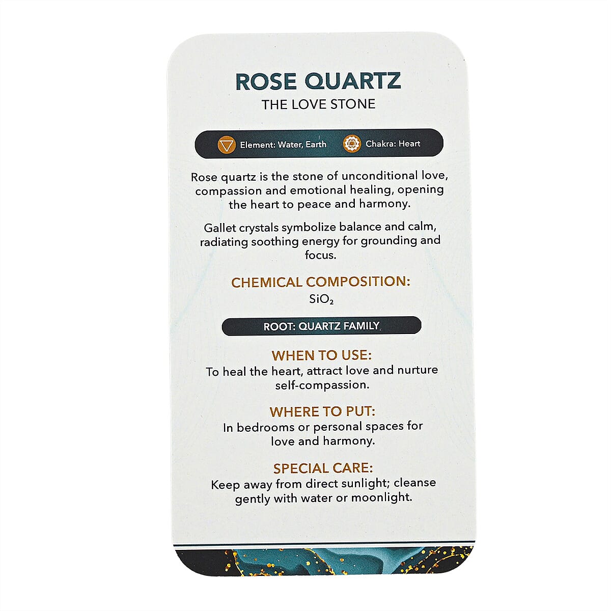 Rose Quartz Gallet – A Touch of Love and Serenity