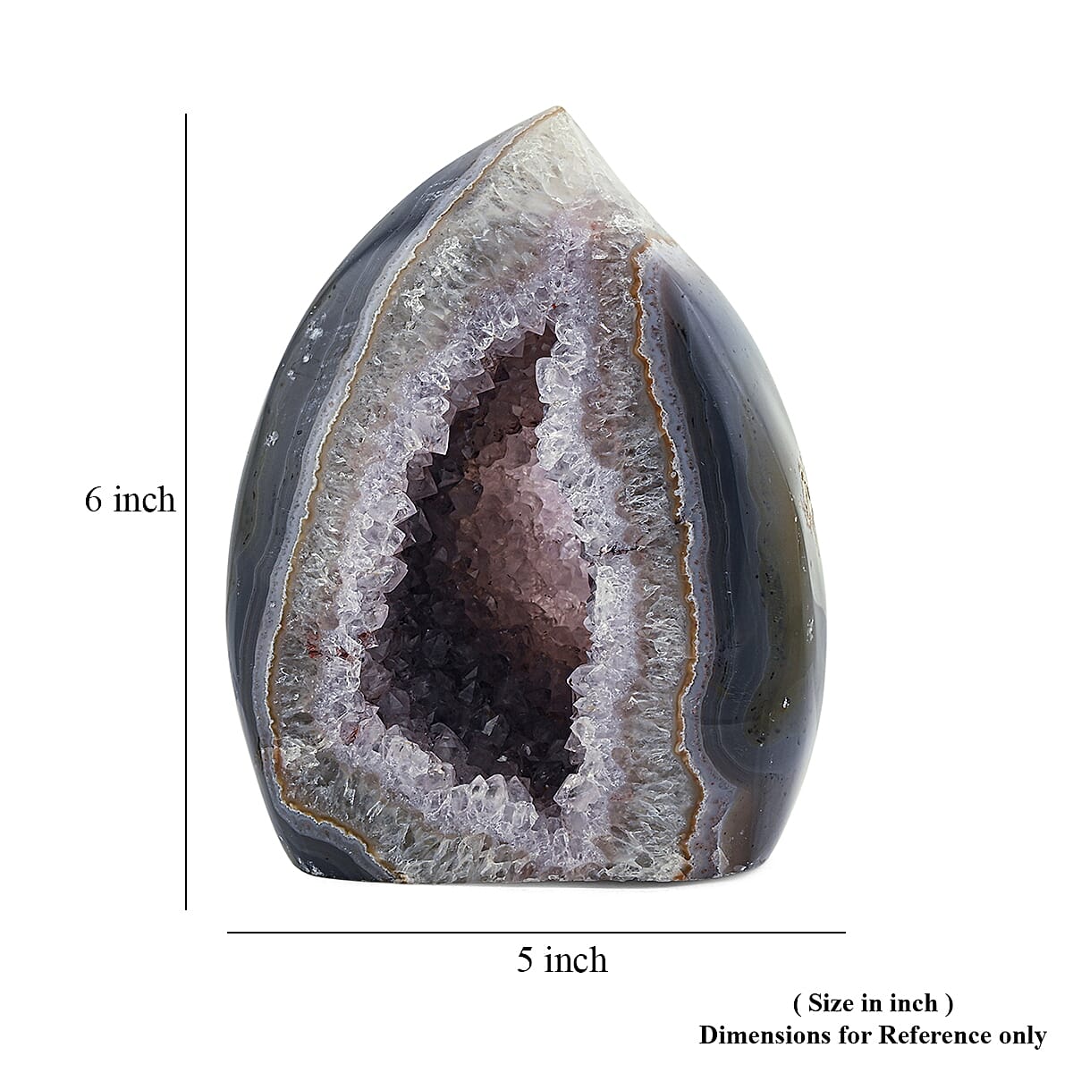 Amethyst Agate Flame – Illuminate Your Path & Elevate Energy