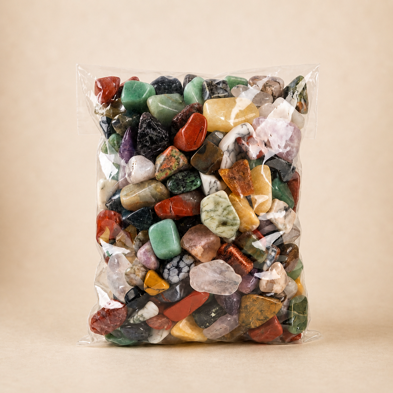 The Authentic Gemstone Collection: 1kg of Nature's Healing Stones
