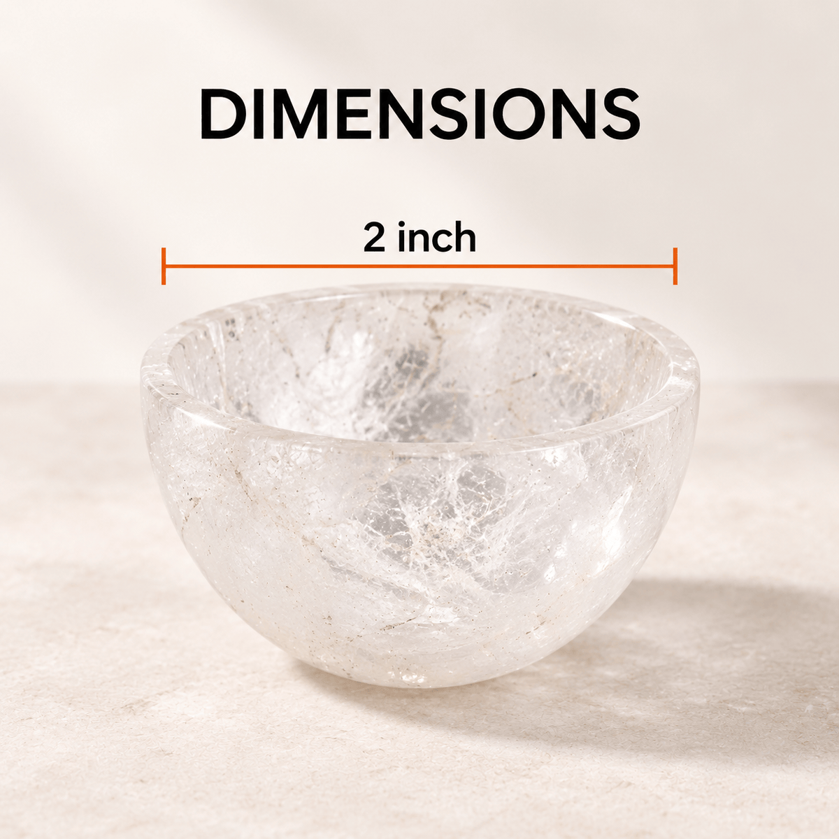 Natural Crystal Bowl - For Jewelry and Crystal Charging