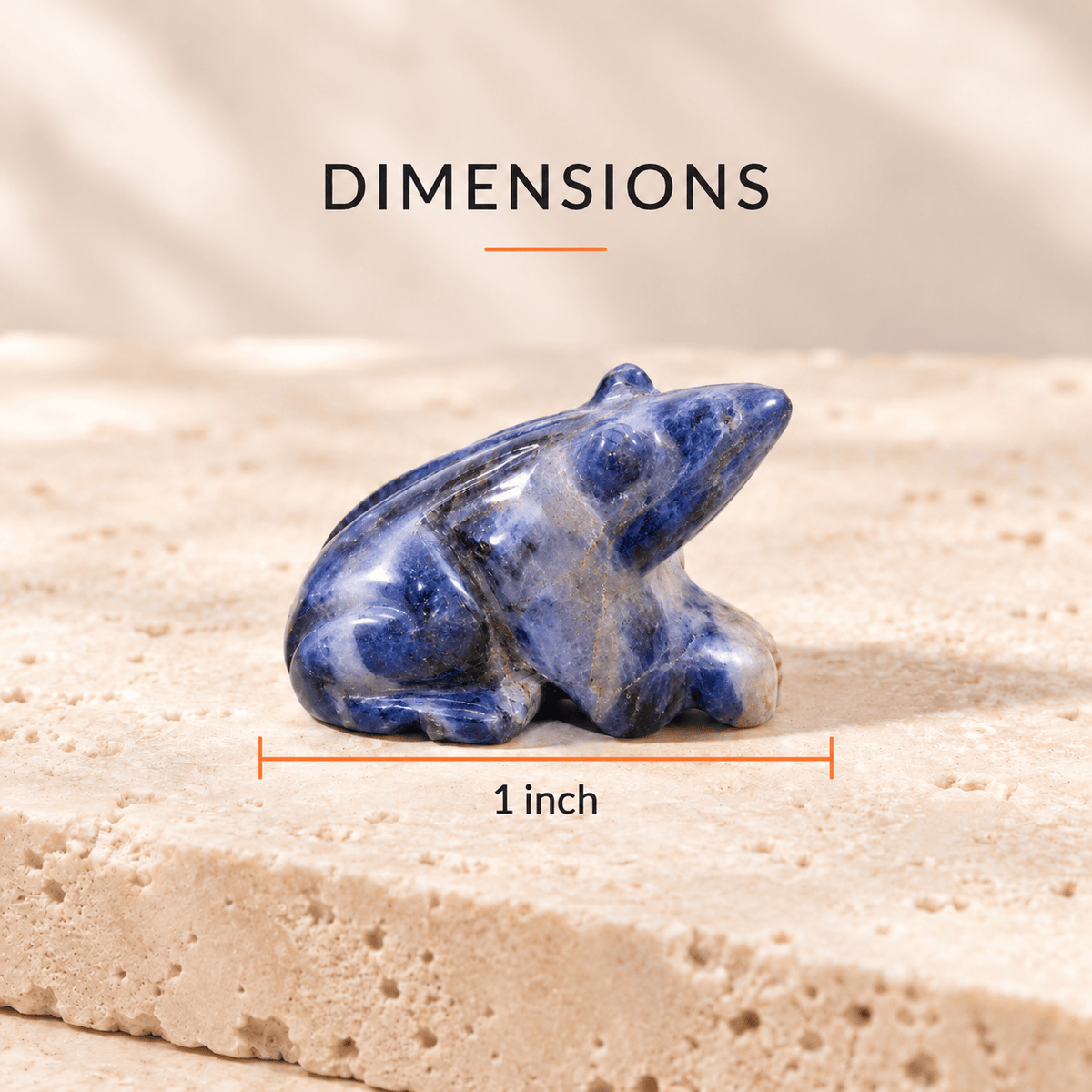 Hand-Carved Crystal Frog – Aventurine, Sodalite and Tiger Eye