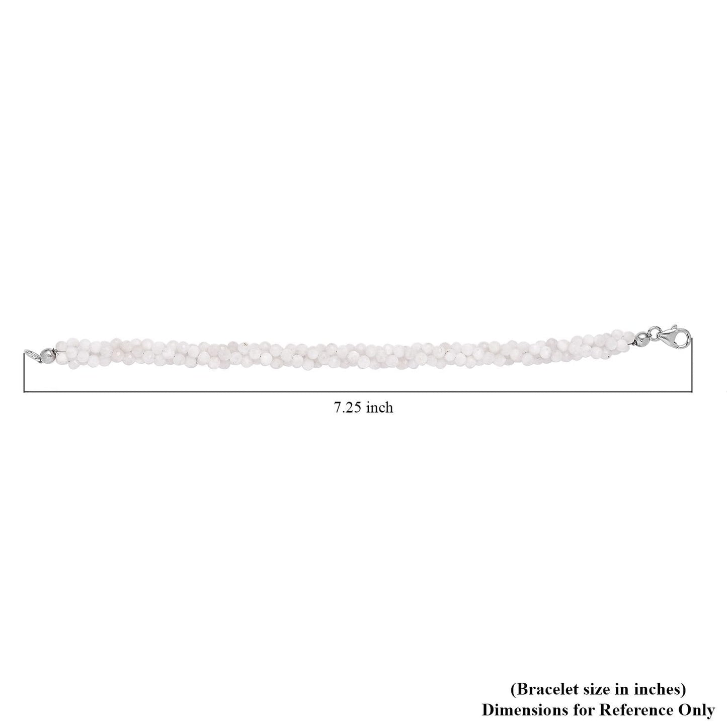 Rainbow Moonstone Twisted Bracelet – Unlock Inner Wisdom & Insight