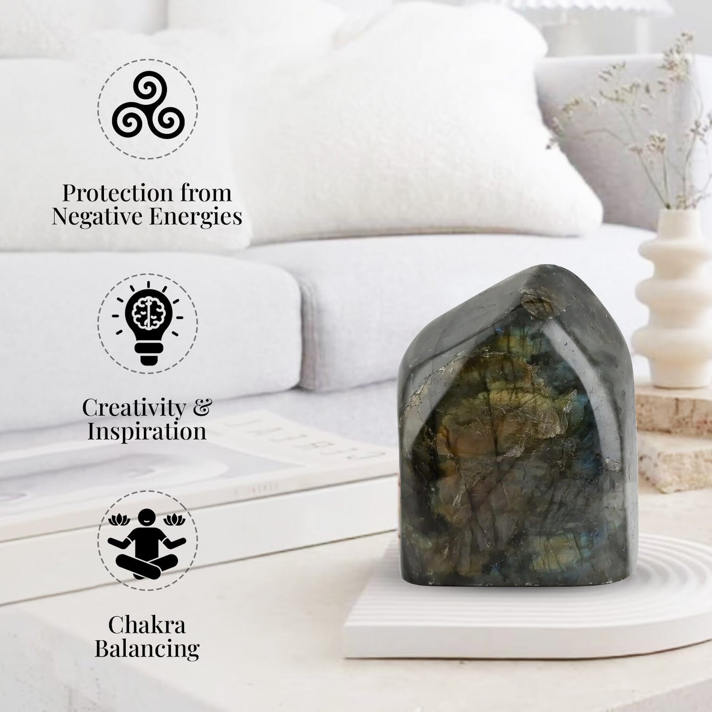 Labradorite Free Form – A Stunning Display of Color and Energy