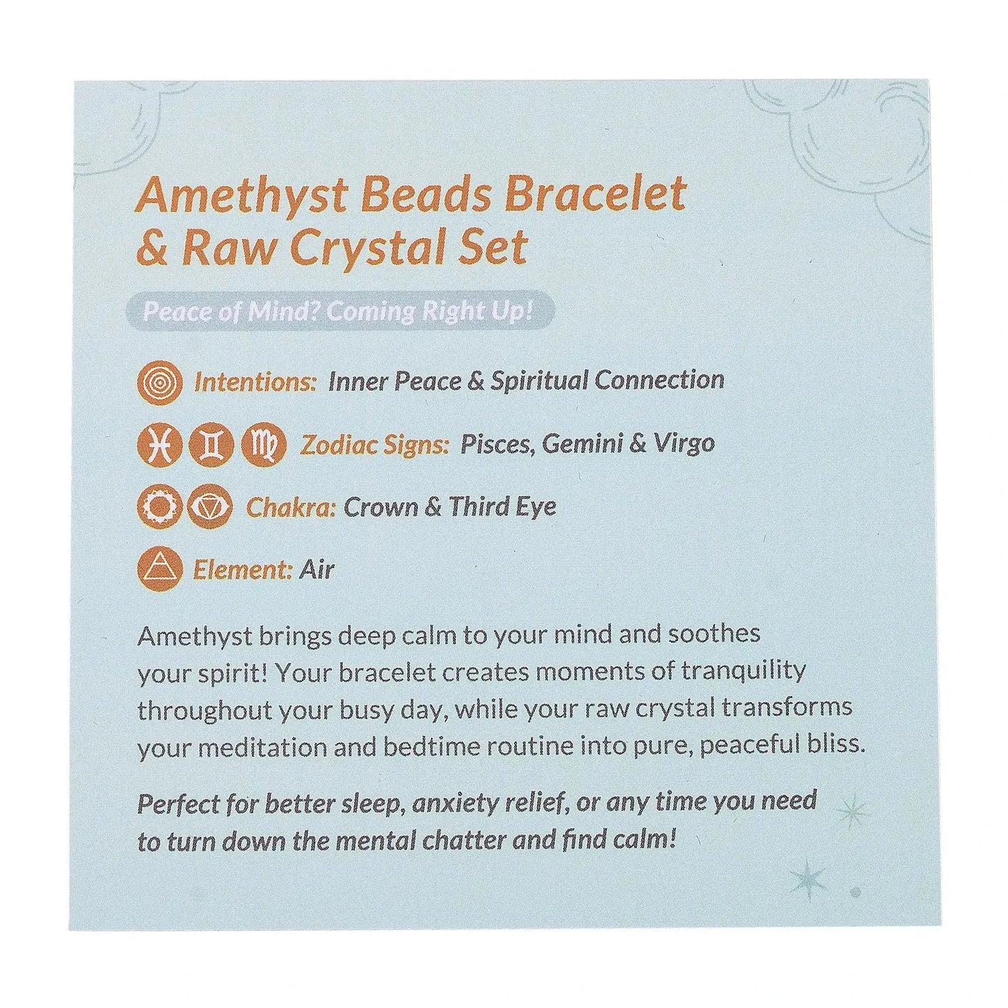 Beads Bracelet & Raw Crystal Set – Double the Energy, Double the Magic