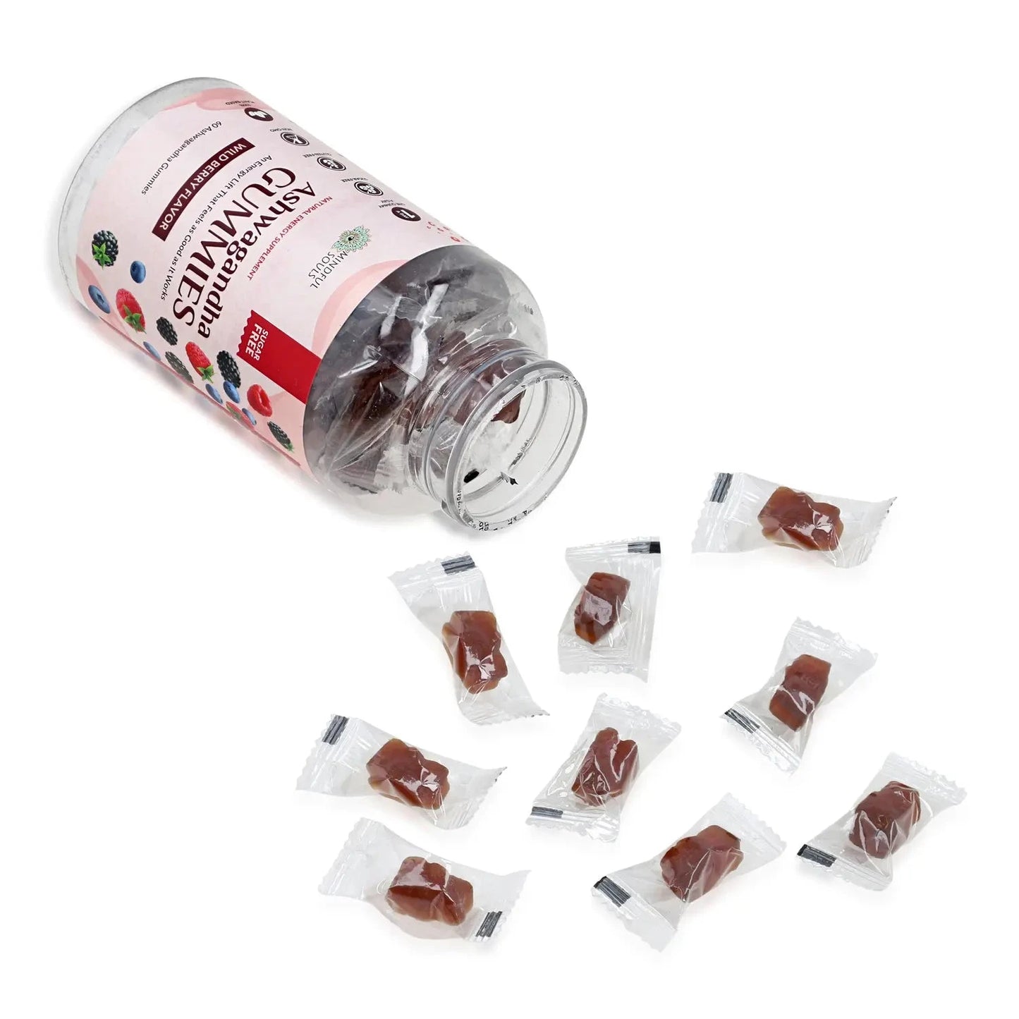 Zen Energy: Sugar Free Natural Ashwagandha Vitality Gummies x 6 Bottles