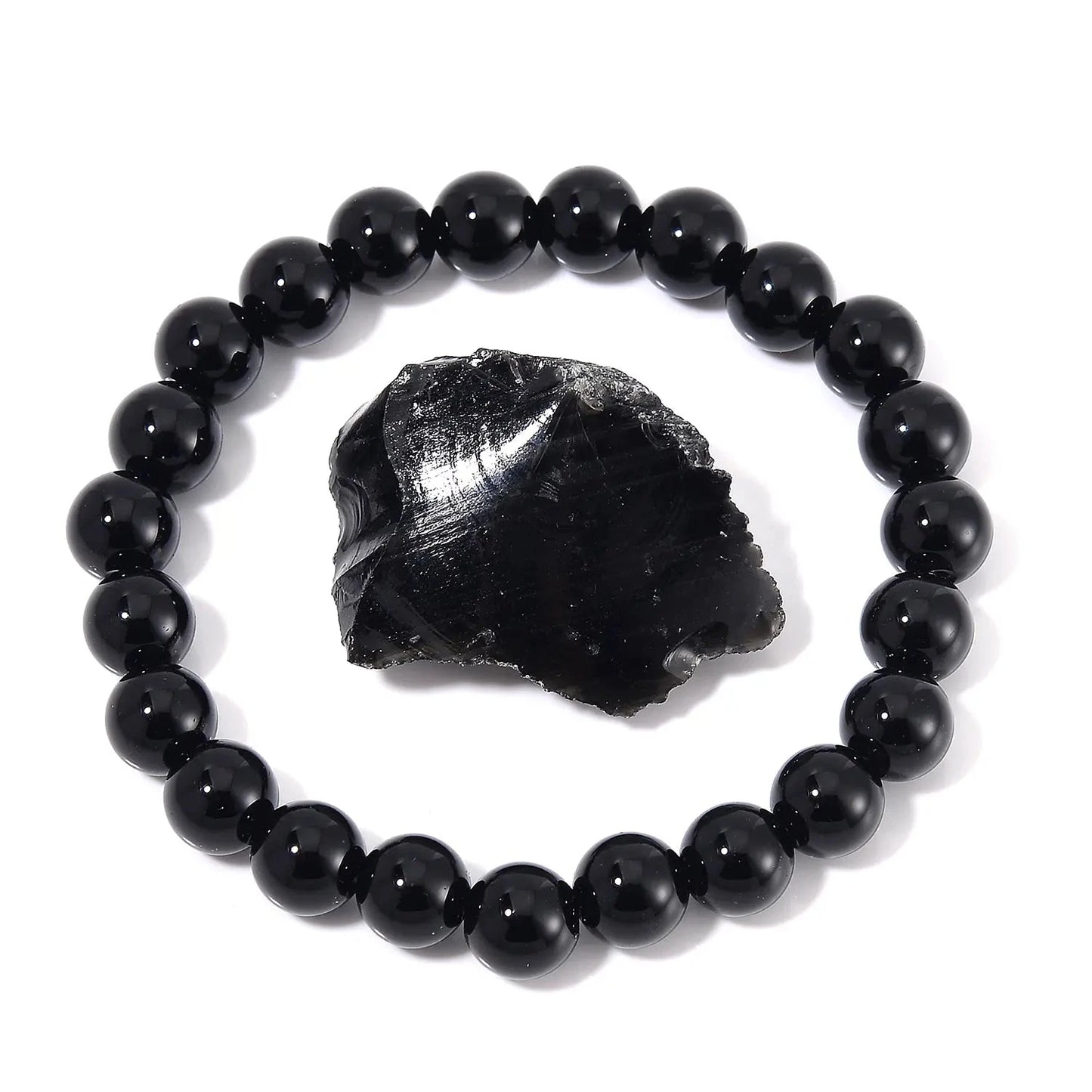 Beads Bracelet & Raw Crystal Set – Double the Energy, Double the Magic