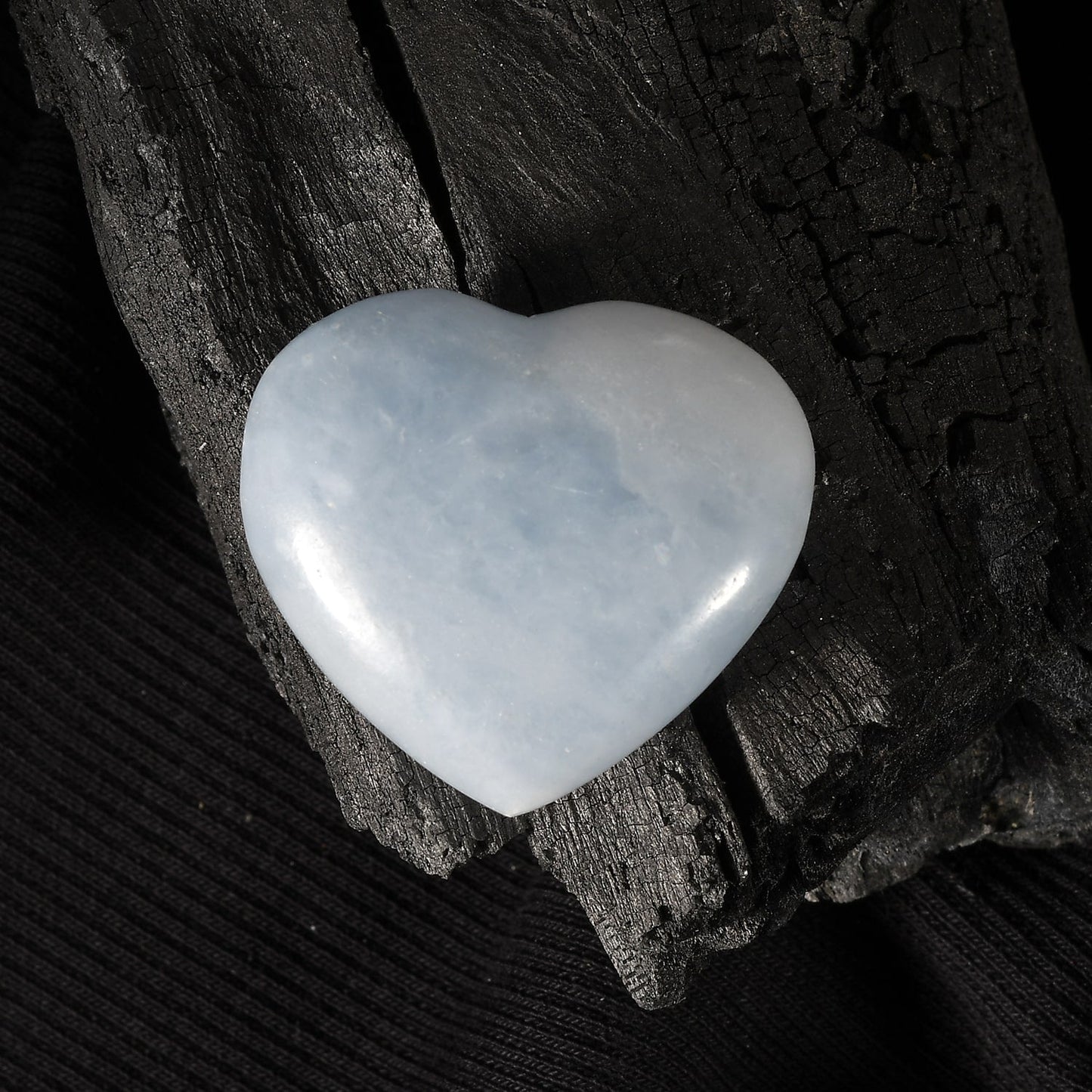 Blue Calcite Heart – A Crystal to Help You Let Go