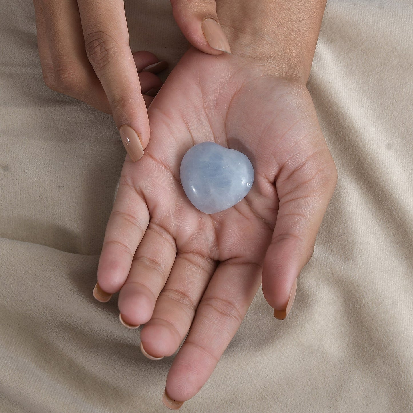 Blue Calcite Heart – A Crystal to Help You Let Go