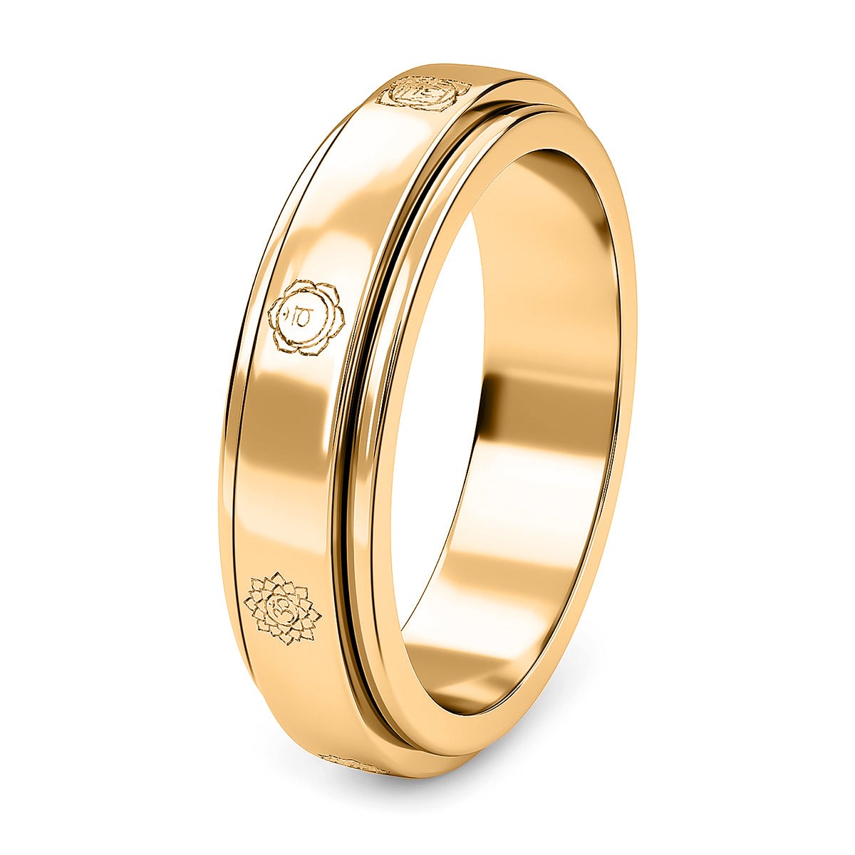 Chakra Spinner Ring