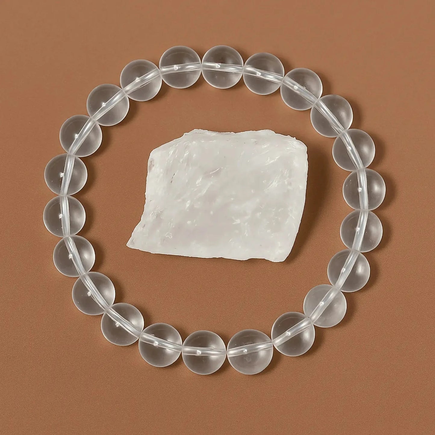 Beads Bracelet & Raw Crystal Set – Double the Energy, Double the Magic