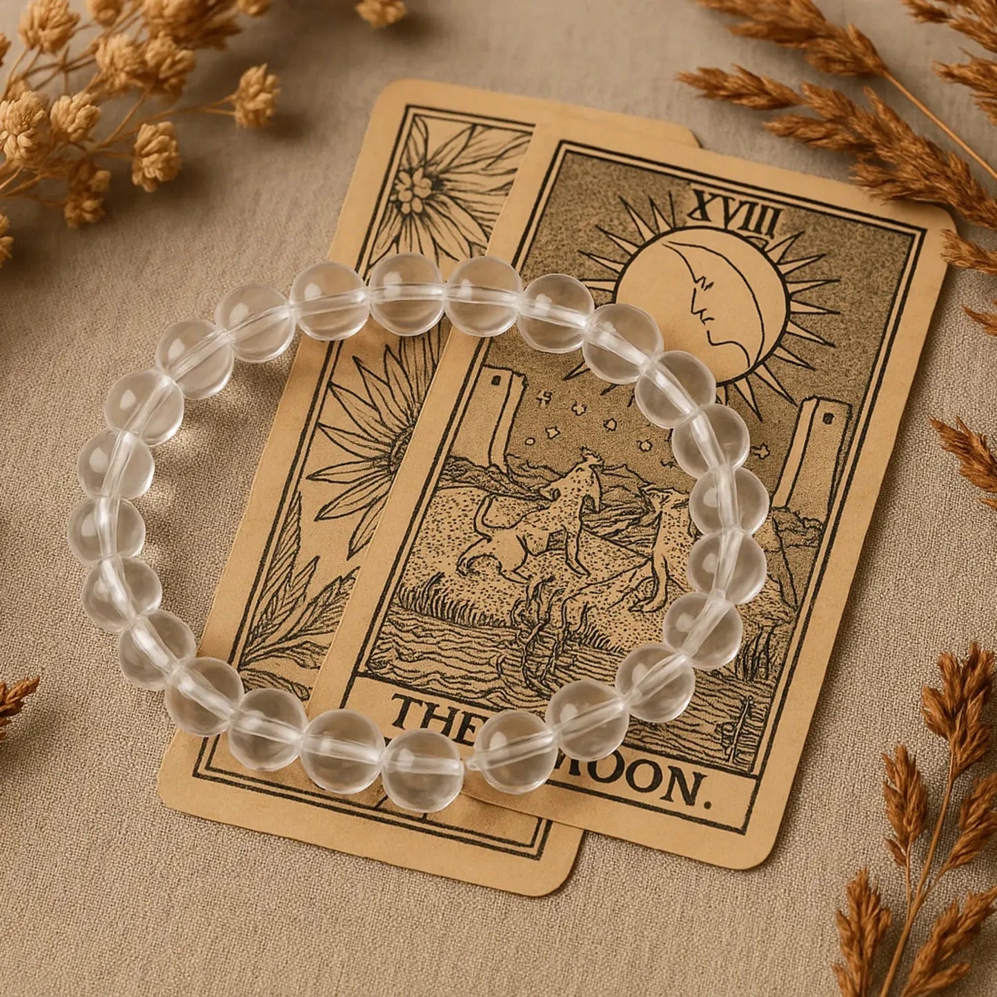Beads Bracelet & Raw Crystal Set – Double the Energy, Double the Magic
