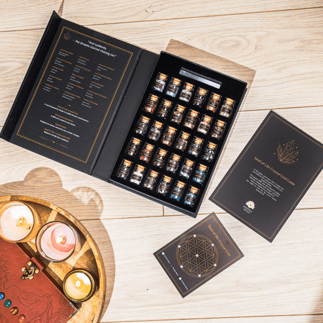 Mystical Manifestation Crystal Grid Kit: Unlock the Power of Witchy Spells