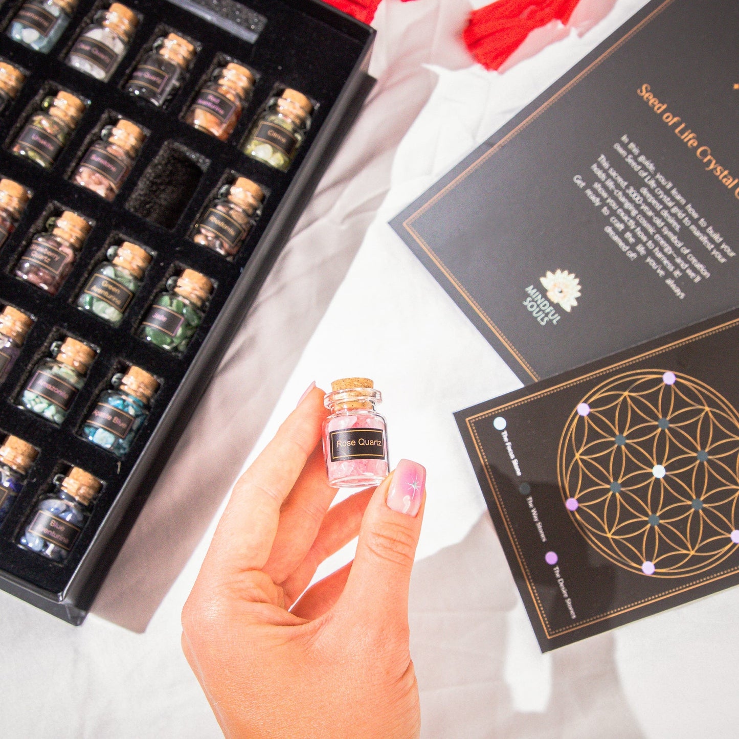 Mystical Manifestation Crystal Grid Kit: Unlock the Power of Witchy Spells