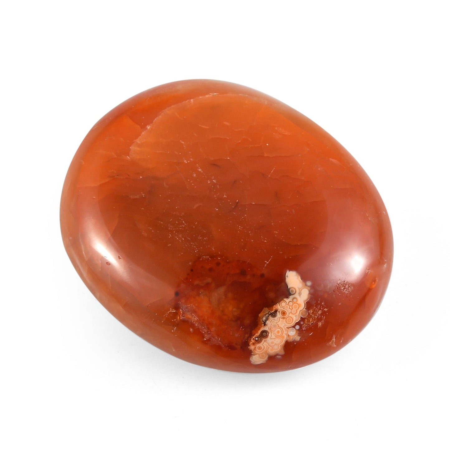 Carnelian Palm Stone - A Crystal for Confidence & Motivation
