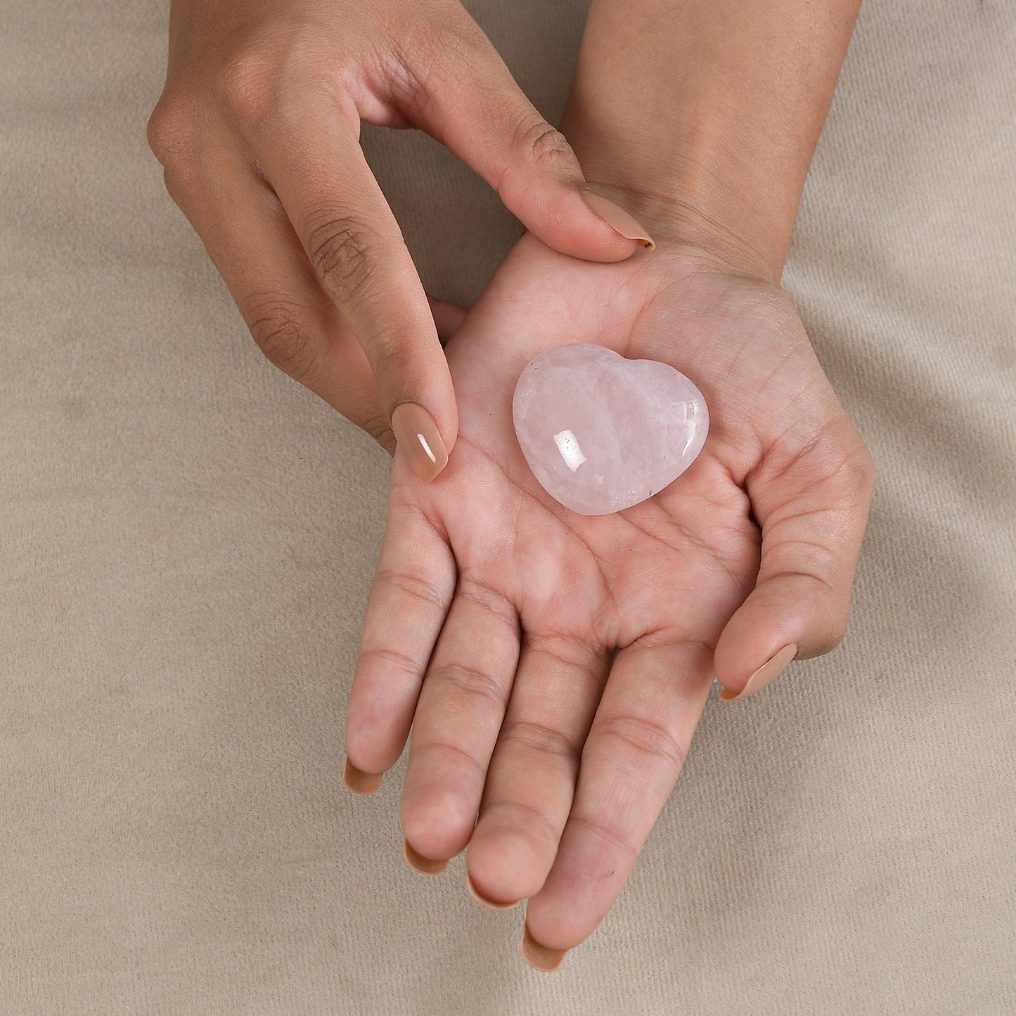 Rose Quartz Heart - A Crystal for Post-Breakup Healing