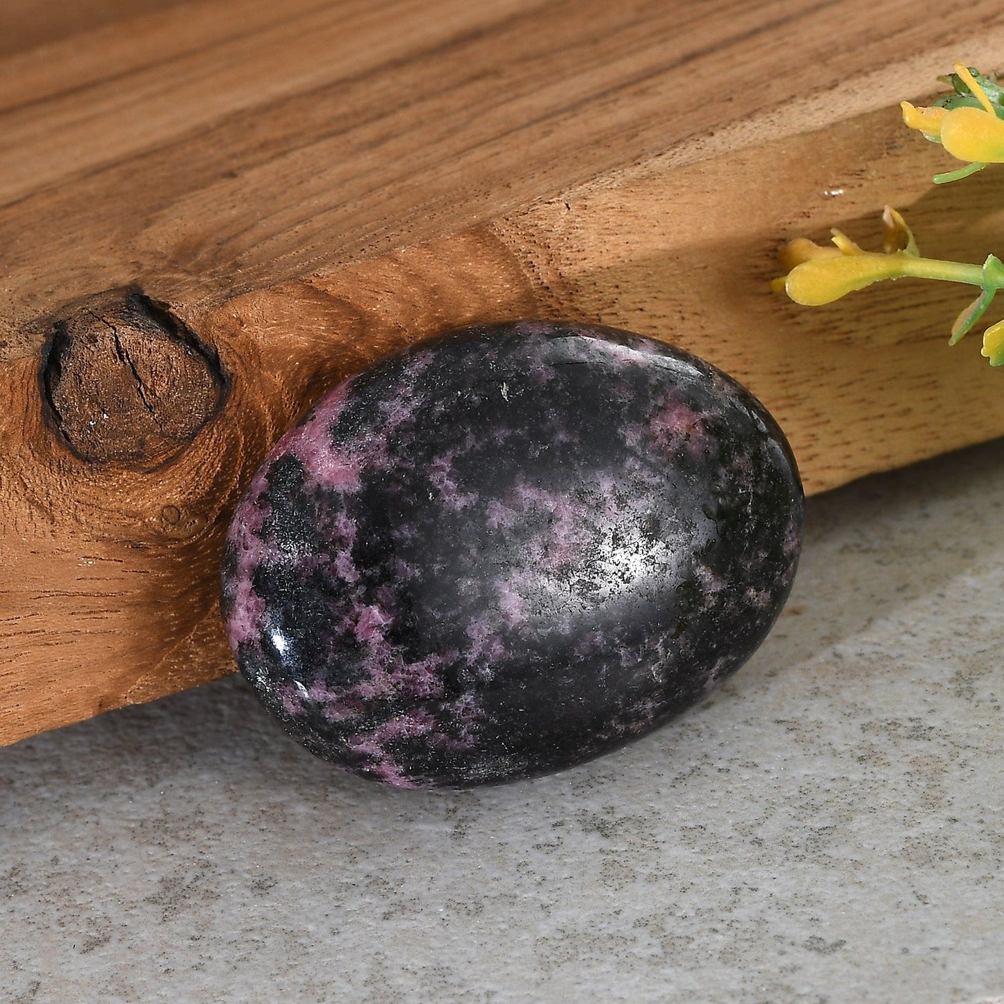 Rhodonite Palm Stone - Your Emotional Anchor