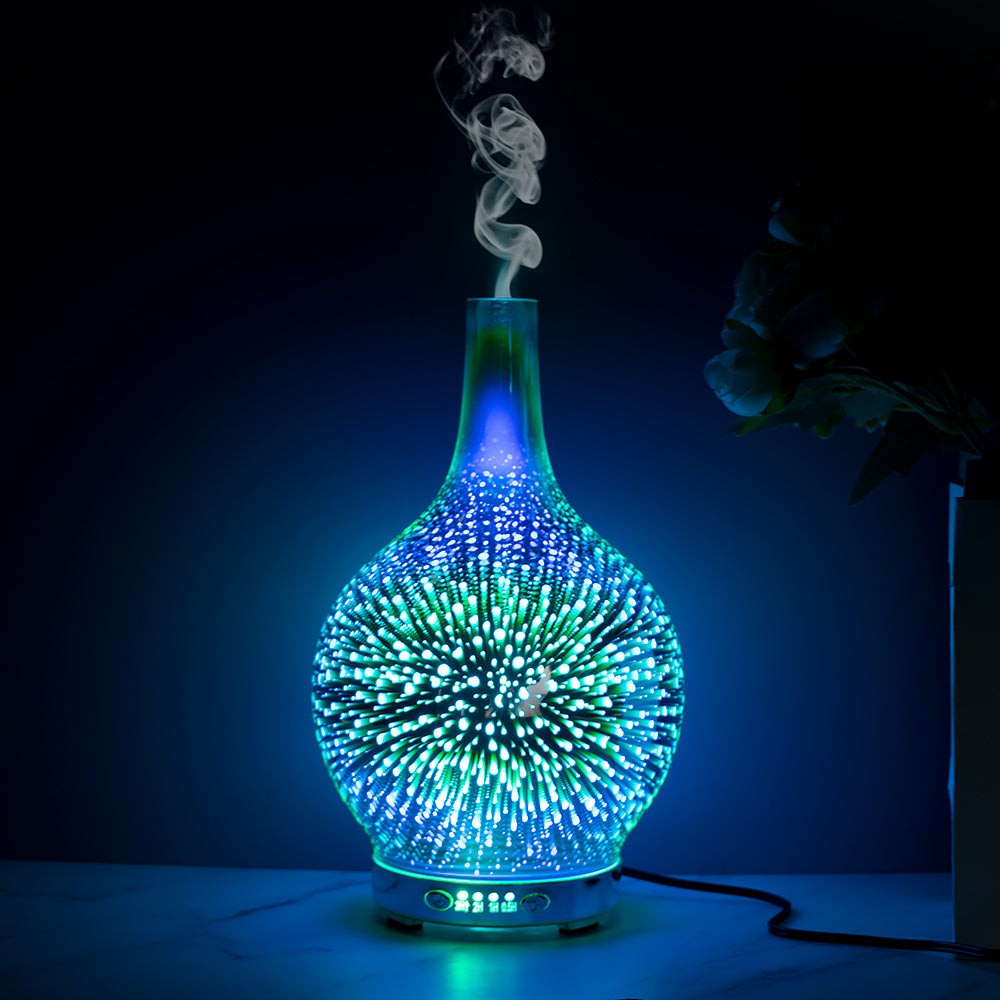Oil Aroma Diffuser 3D Glass