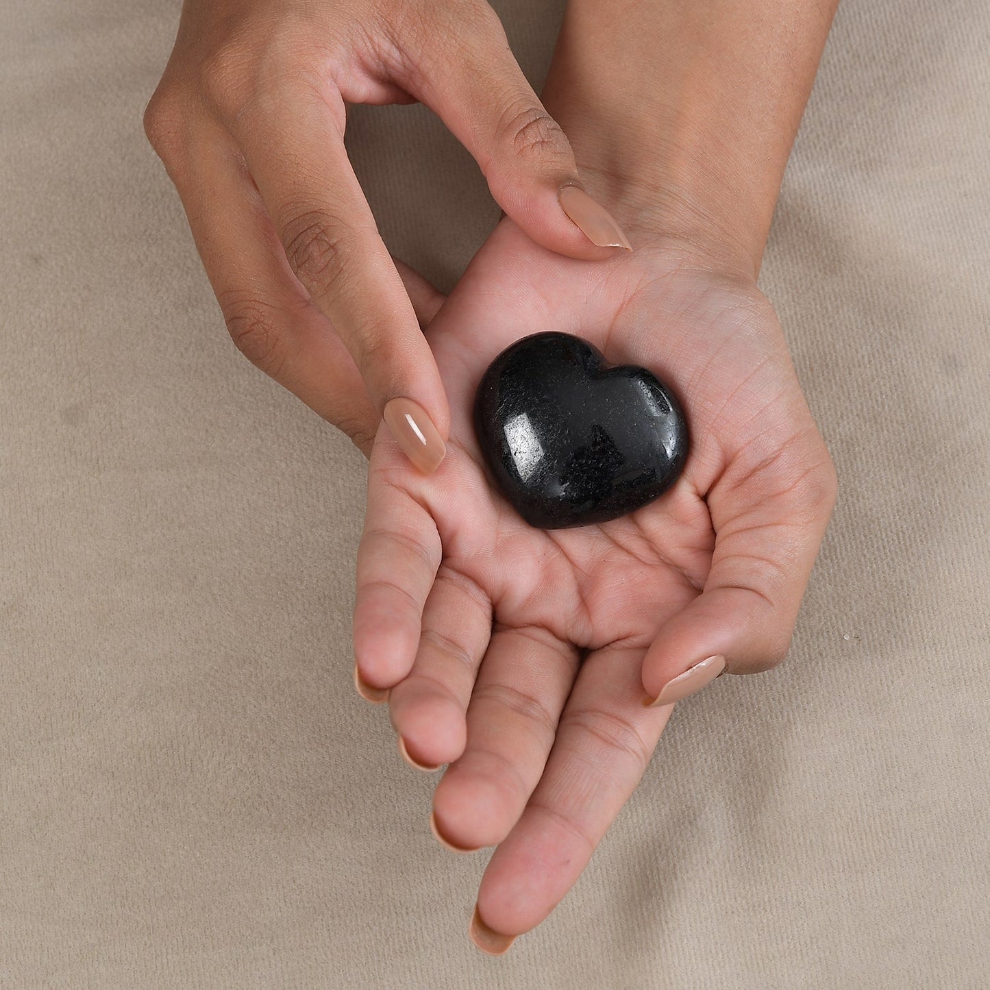 Black Tourmaline Heart – Block Out Bad Vibes