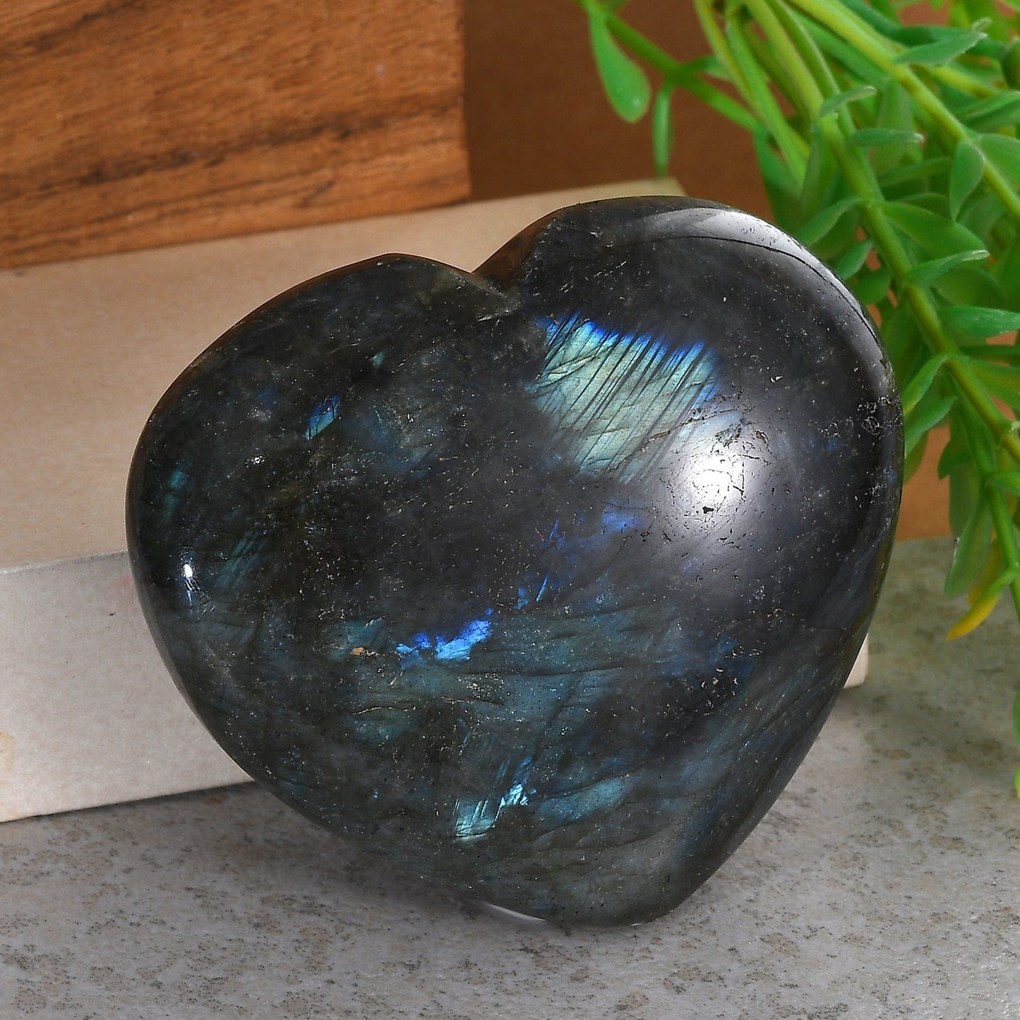 Labradorite Crystal Heart - Your Intuition Amplifier