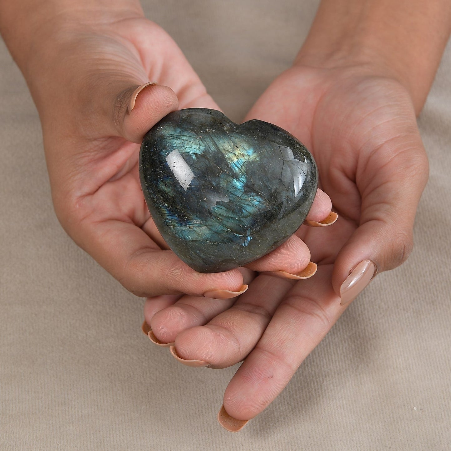 Labradorite Crystal Heart - Your Intuition Amplifier