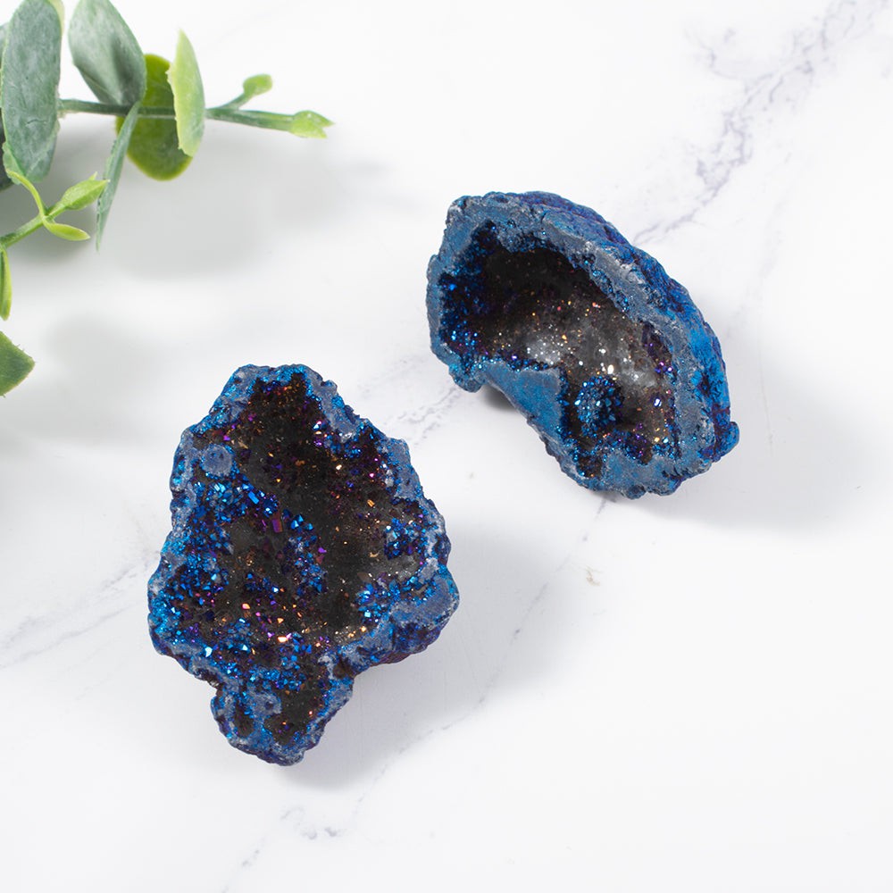 Rainbow Titanium Quartz Cluster