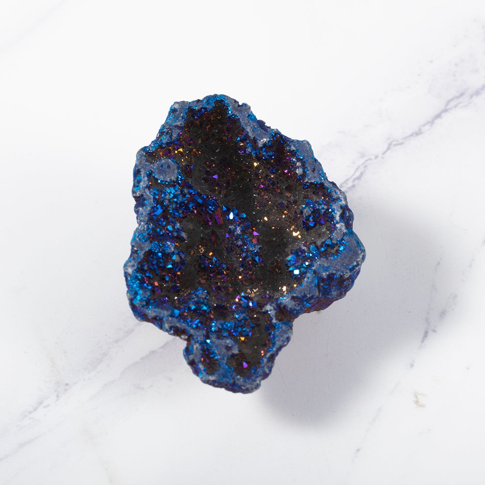 Rainbow Titanium Quartz Cluster