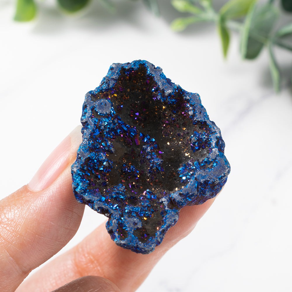Rainbow Titanium Quartz Cluster