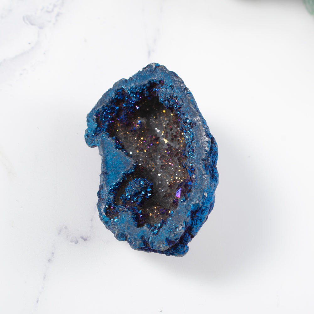 Rainbow Titanium Quartz Cluster