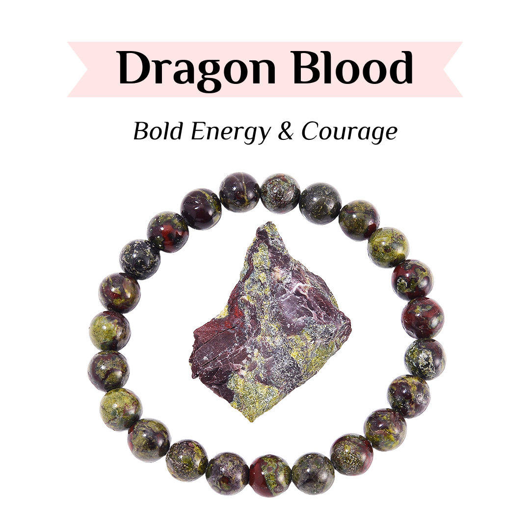 Beads Bracelet & Raw Crystal Set – Double the Energy, Double the Magic