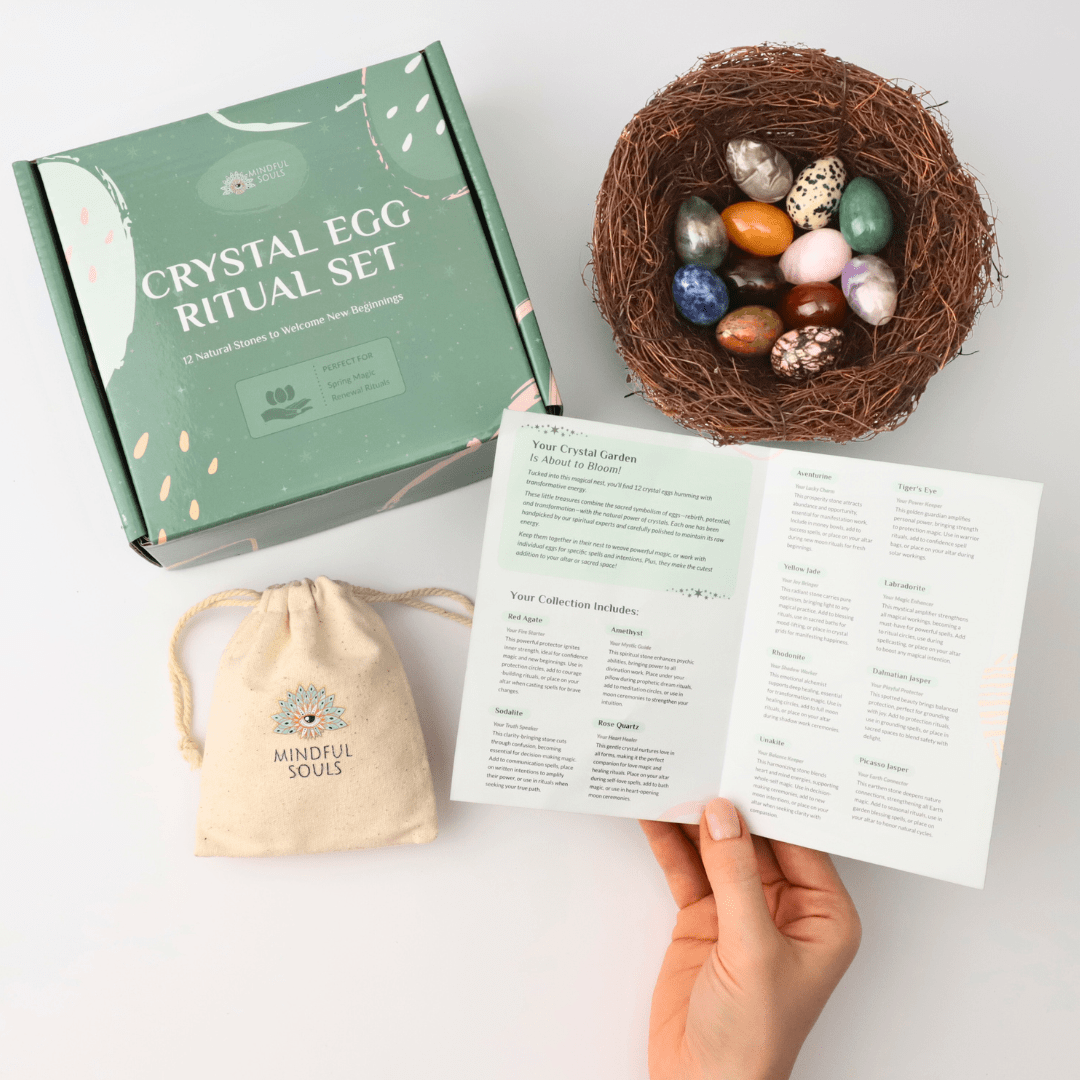 Crystal Egg Ritual Set: 12 Powers of Renewal