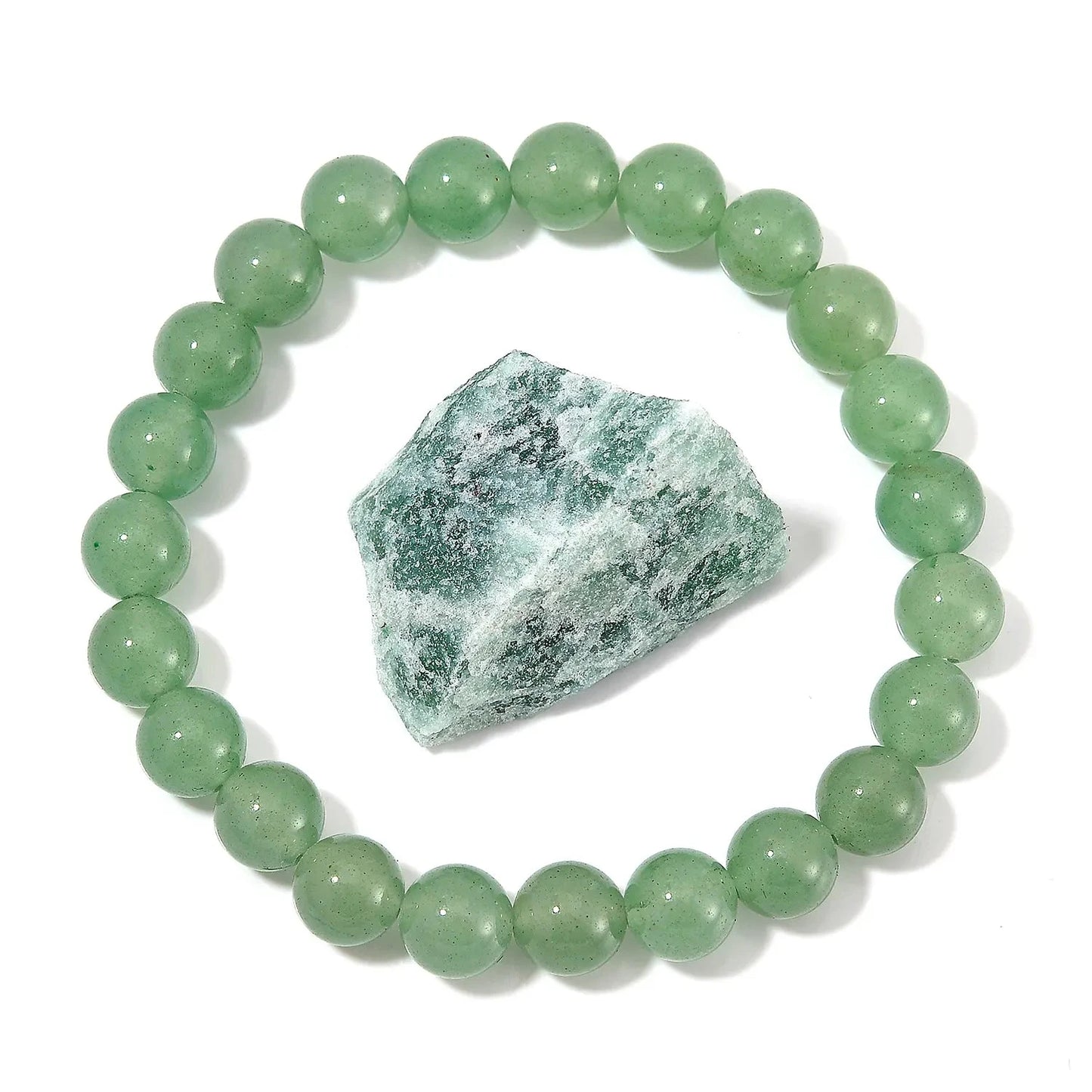 Beads Bracelet & Raw Crystal Set – Double the Energy, Double the Magic