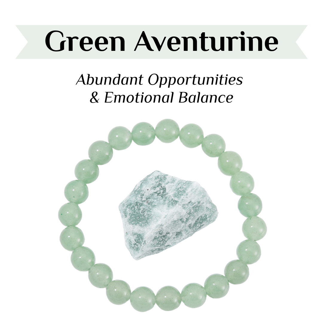 Beads Bracelet & Raw Crystal Set – Double the Energy, Double the Magic