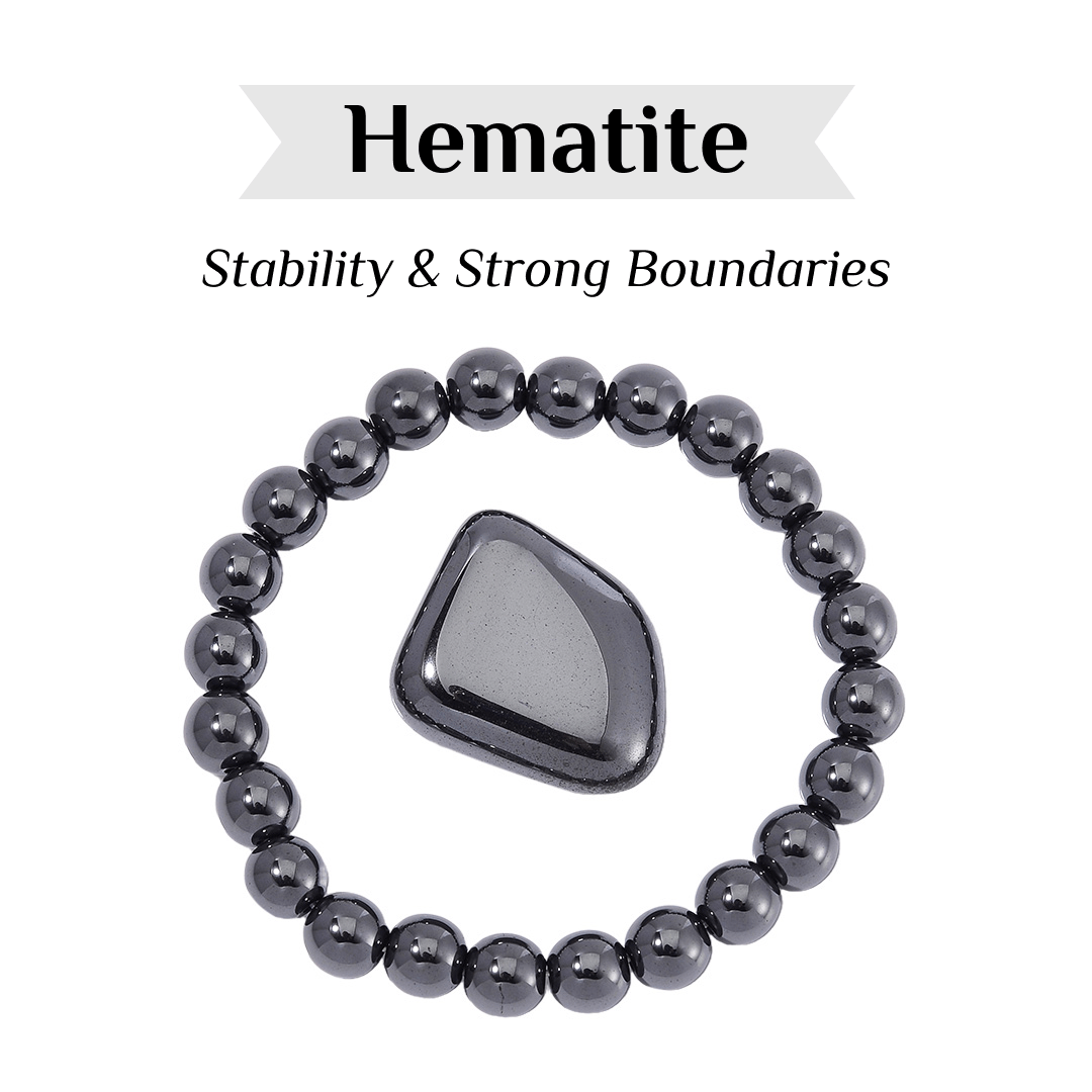 Beads Bracelet & Raw Crystal Set – Double the Energy, Double the Magic