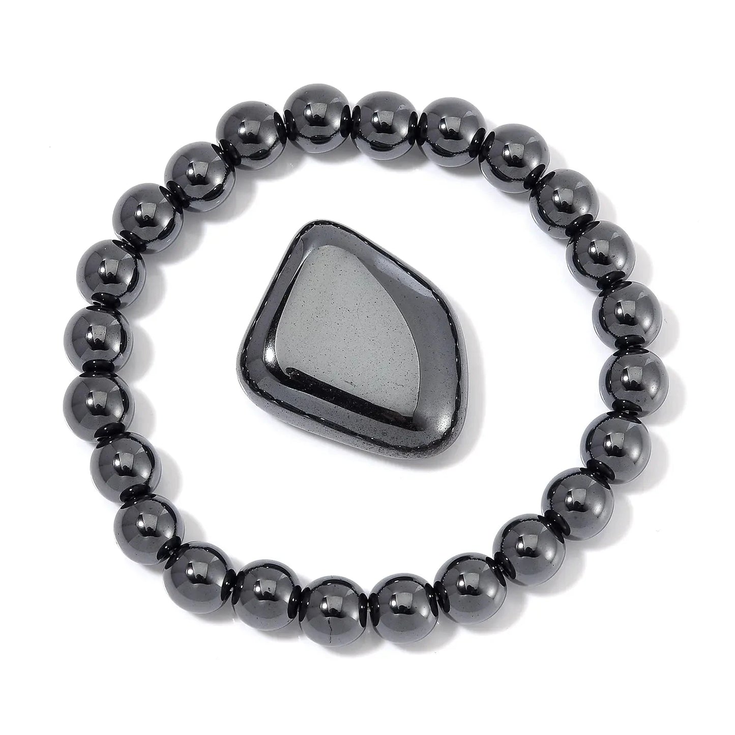 Beads Bracelet & Raw Crystal Set – Double the Energy, Double the Magic