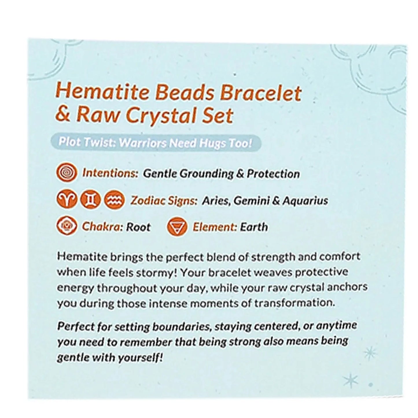 Beads Bracelet & Raw Crystal Set – Double the Energy, Double the Magic