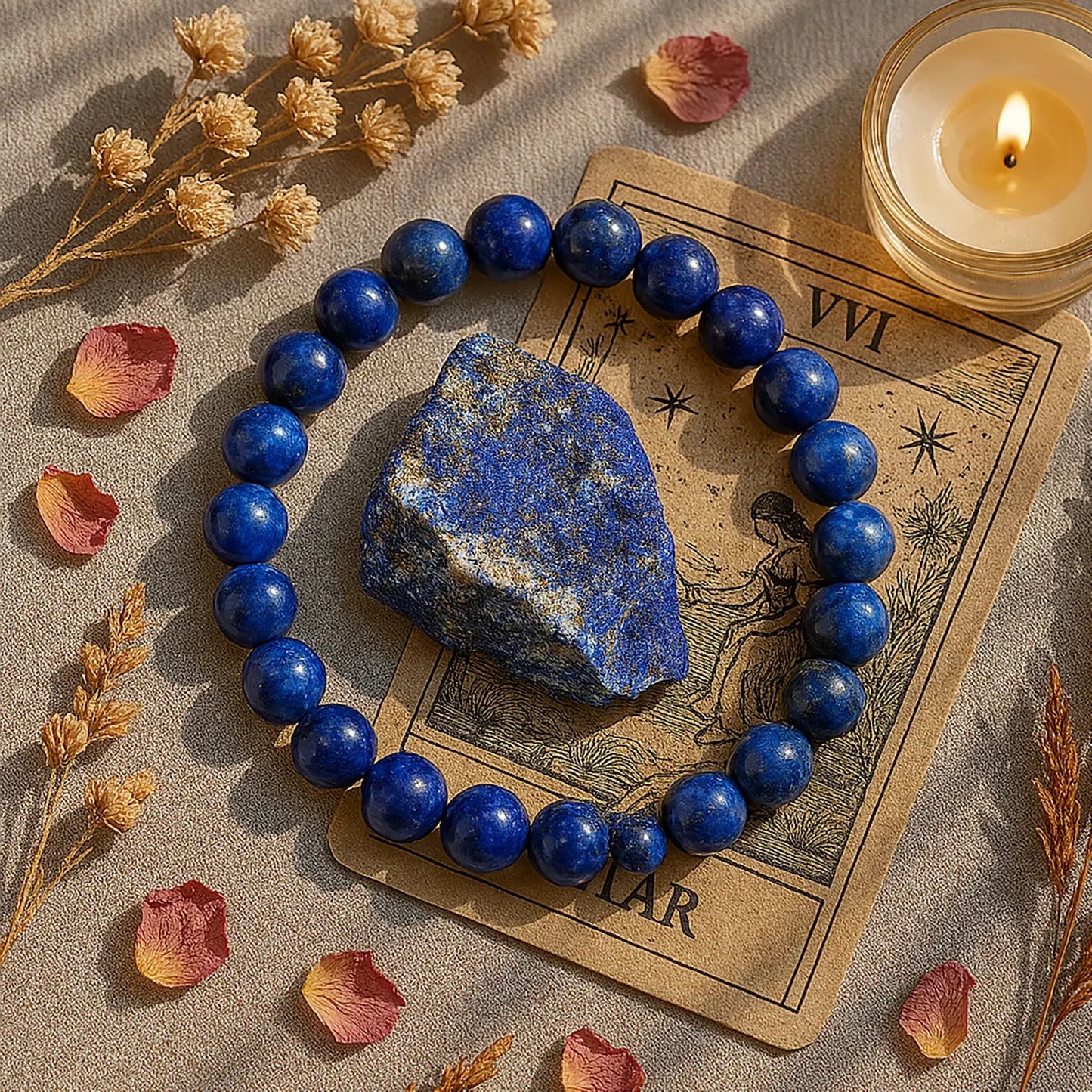 Beads Bracelet & Raw Crystal Set – Double the Energy, Double the Magic