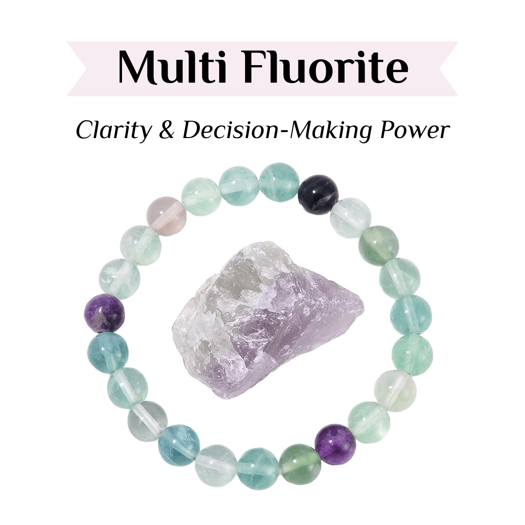 Beads Bracelet & Raw Crystal Set – Double the Energy, Double the Magic