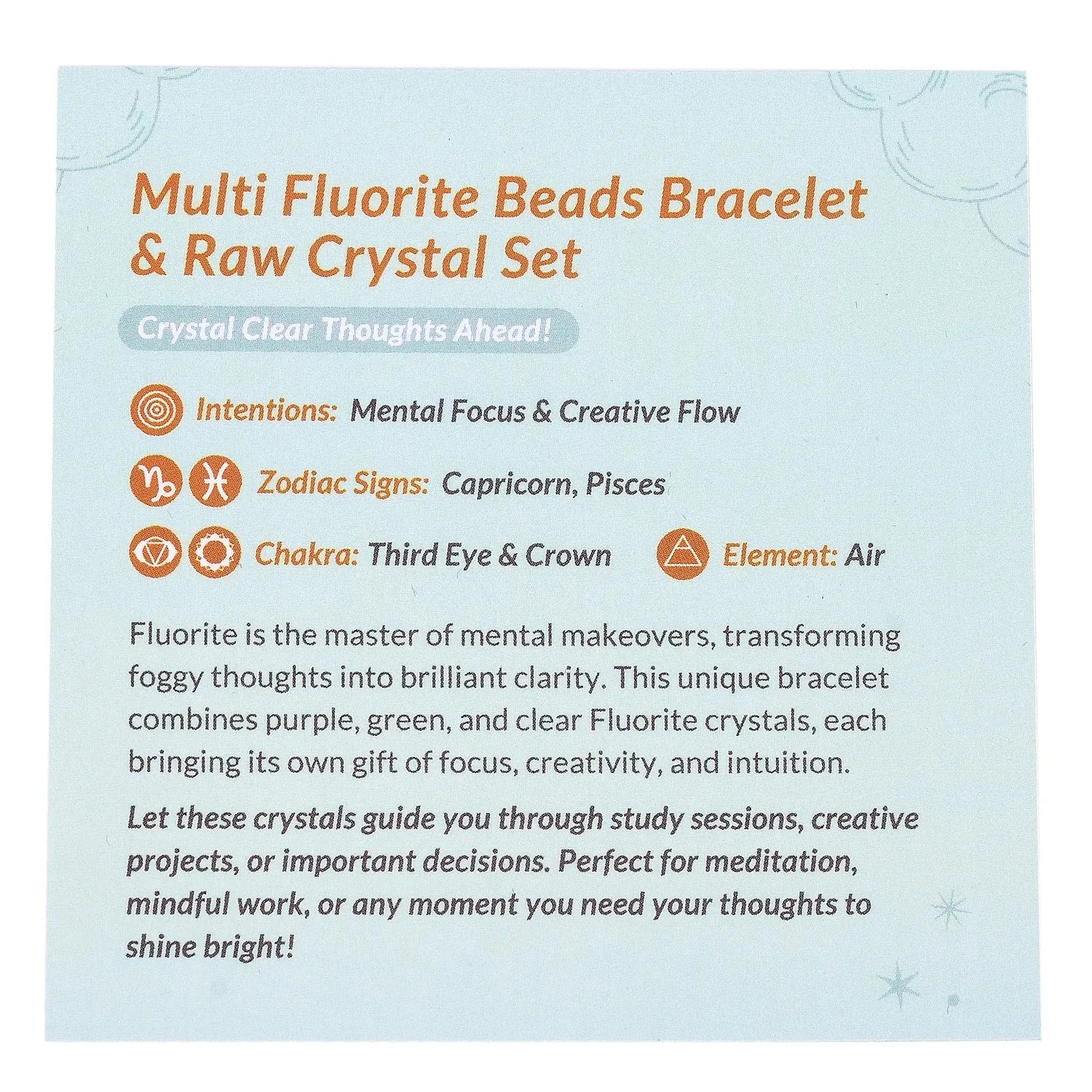 Beads Bracelet & Raw Crystal Set – Double the Energy, Double the Magic