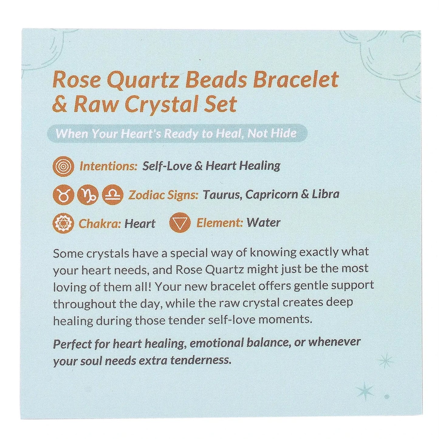 Beads Bracelet & Raw Crystal Set – Double the Energy, Double the Magic