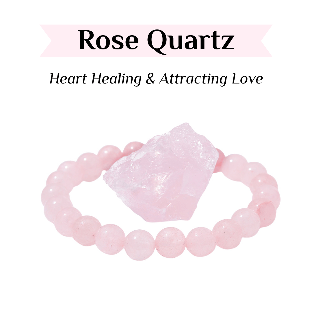 Beads Bracelet & Raw Crystal Set – Double the Energy, Double the Magic